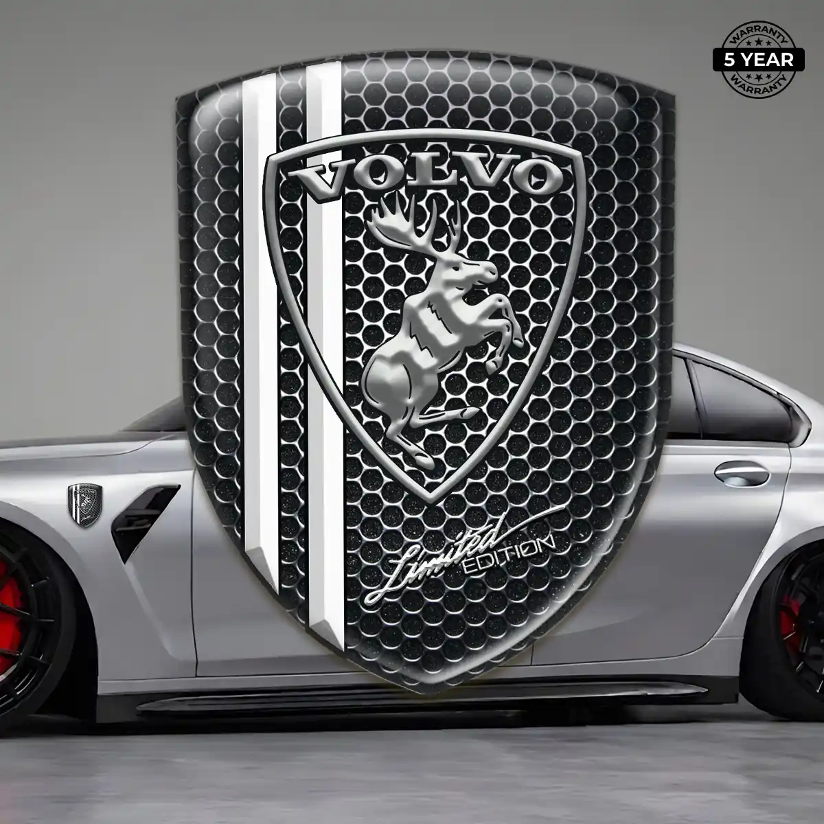 Volvo Emblem Shield Outer Style