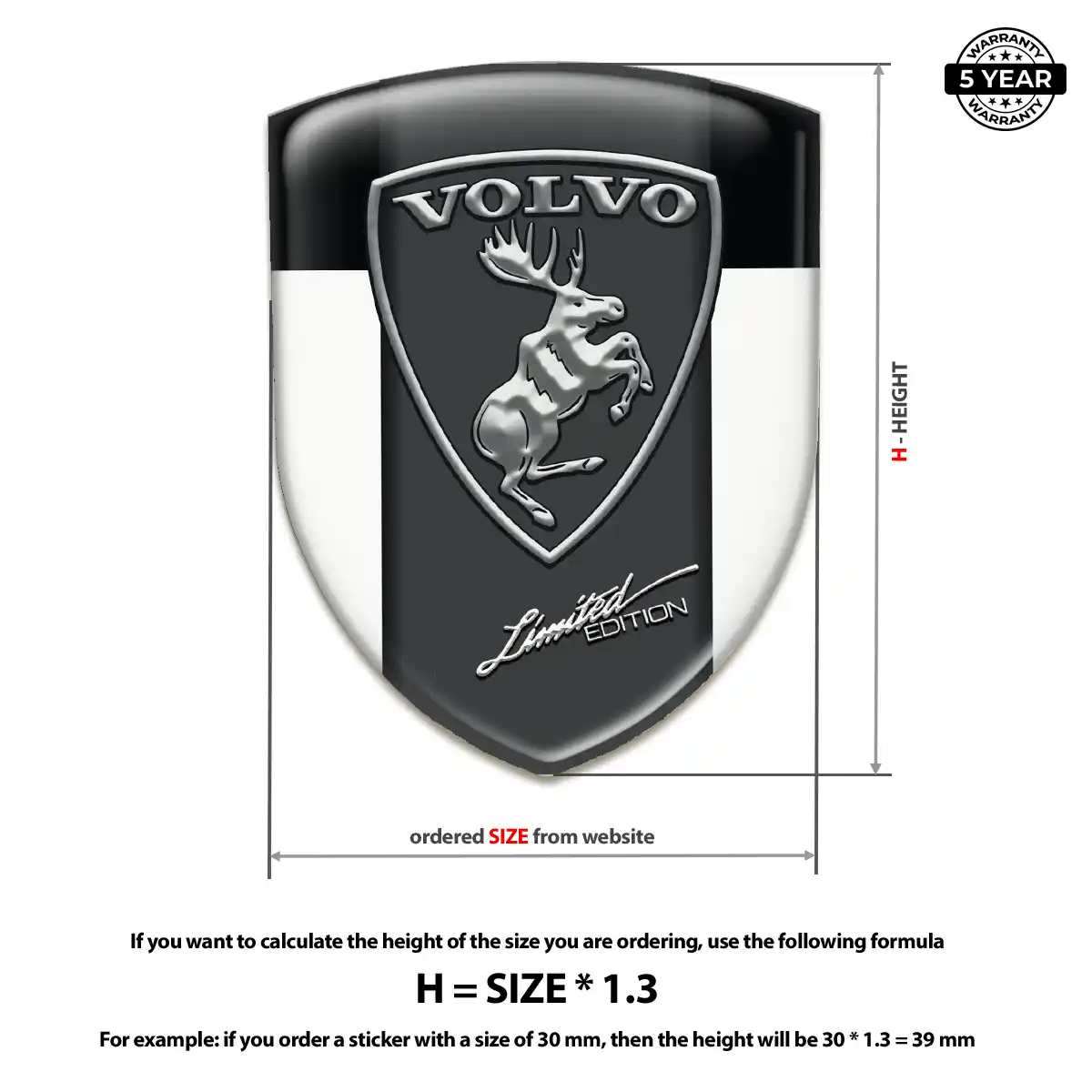 Volvo Emblem Shield Refined Design