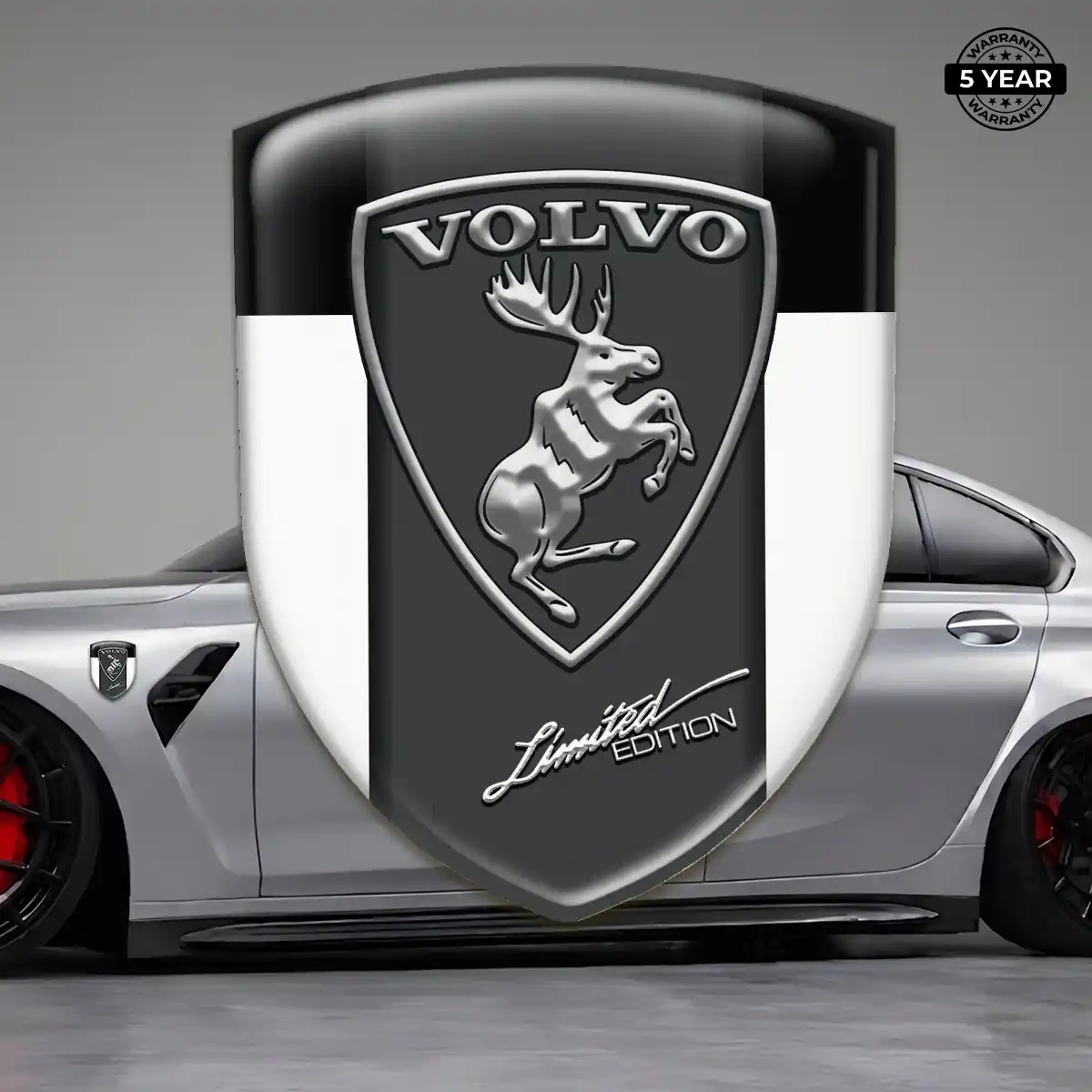 Volvo Emblem Shield Refined Design