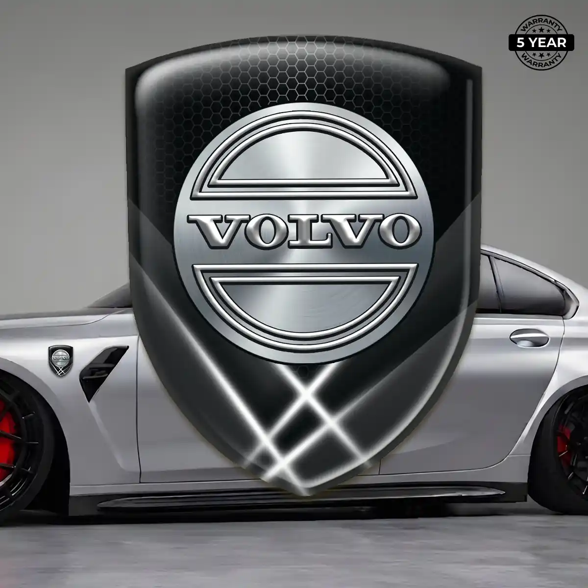 Volvo Emblem Shield Resin Luxe