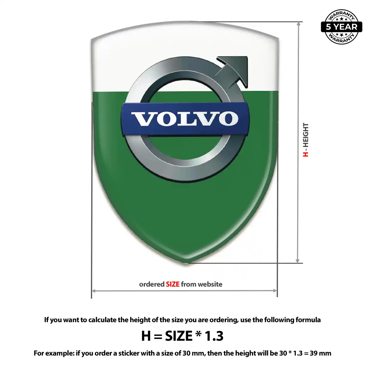 Volvo Emblem Silicone Cabin Style