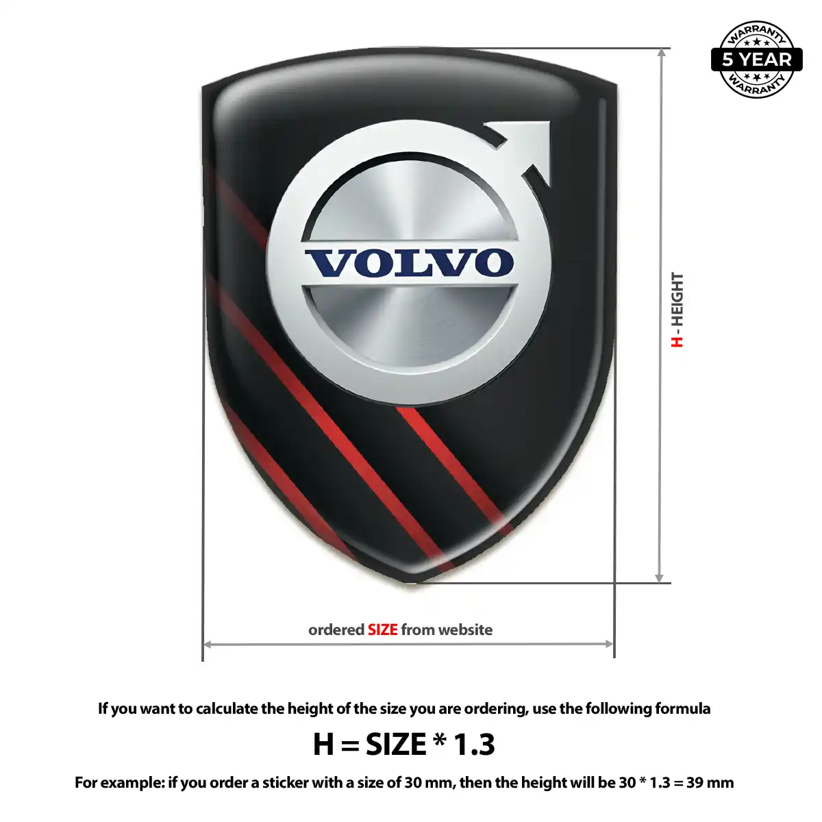 Volvo Emblem Silicone Noble Edition