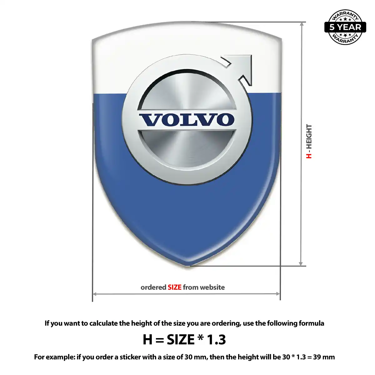 Volvo Emblem Silicone Opulent Line