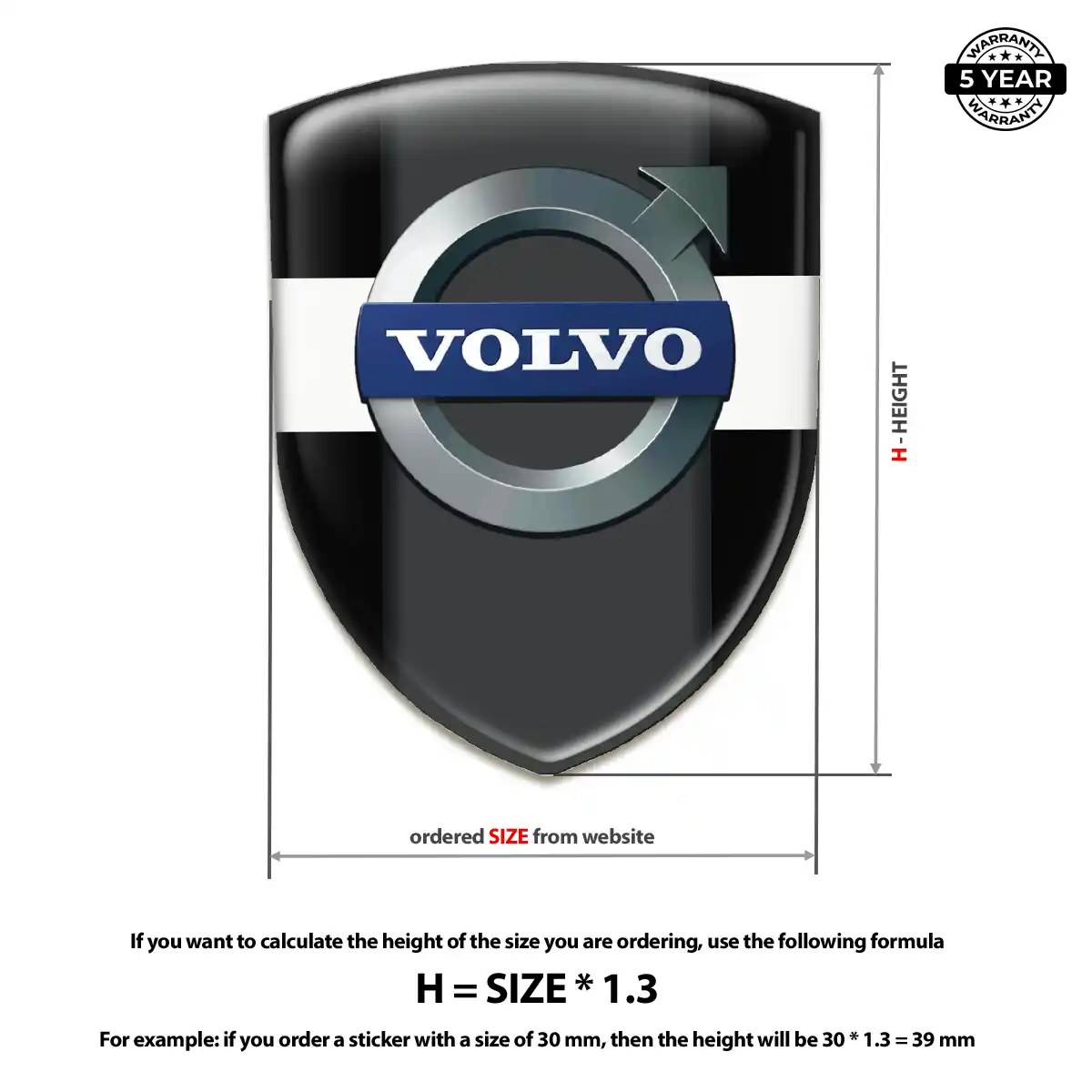 Volvo Emblem Silicone Outer Style
