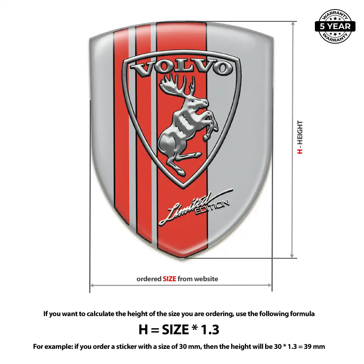 Volvo Emblem Silicone Resin Elite