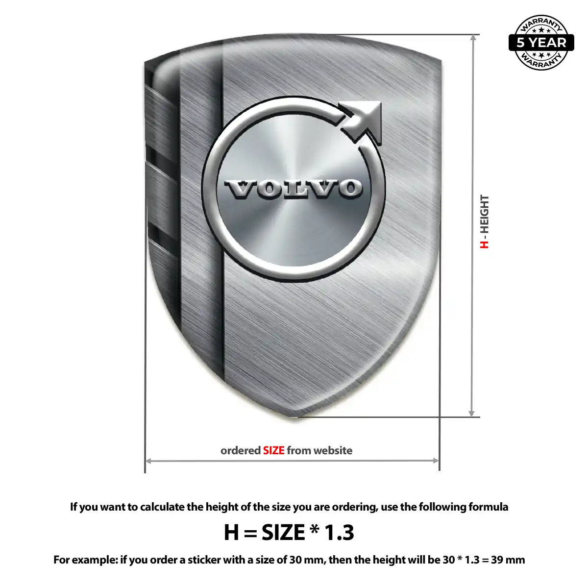Volvo Emblem Silicone Sleek Style