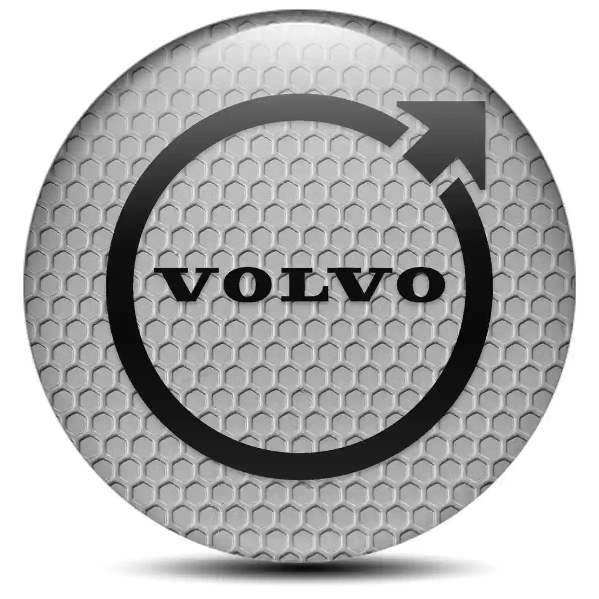 Volvo Emblem Wheel Center Caps Self-Adhesive Sleek Style