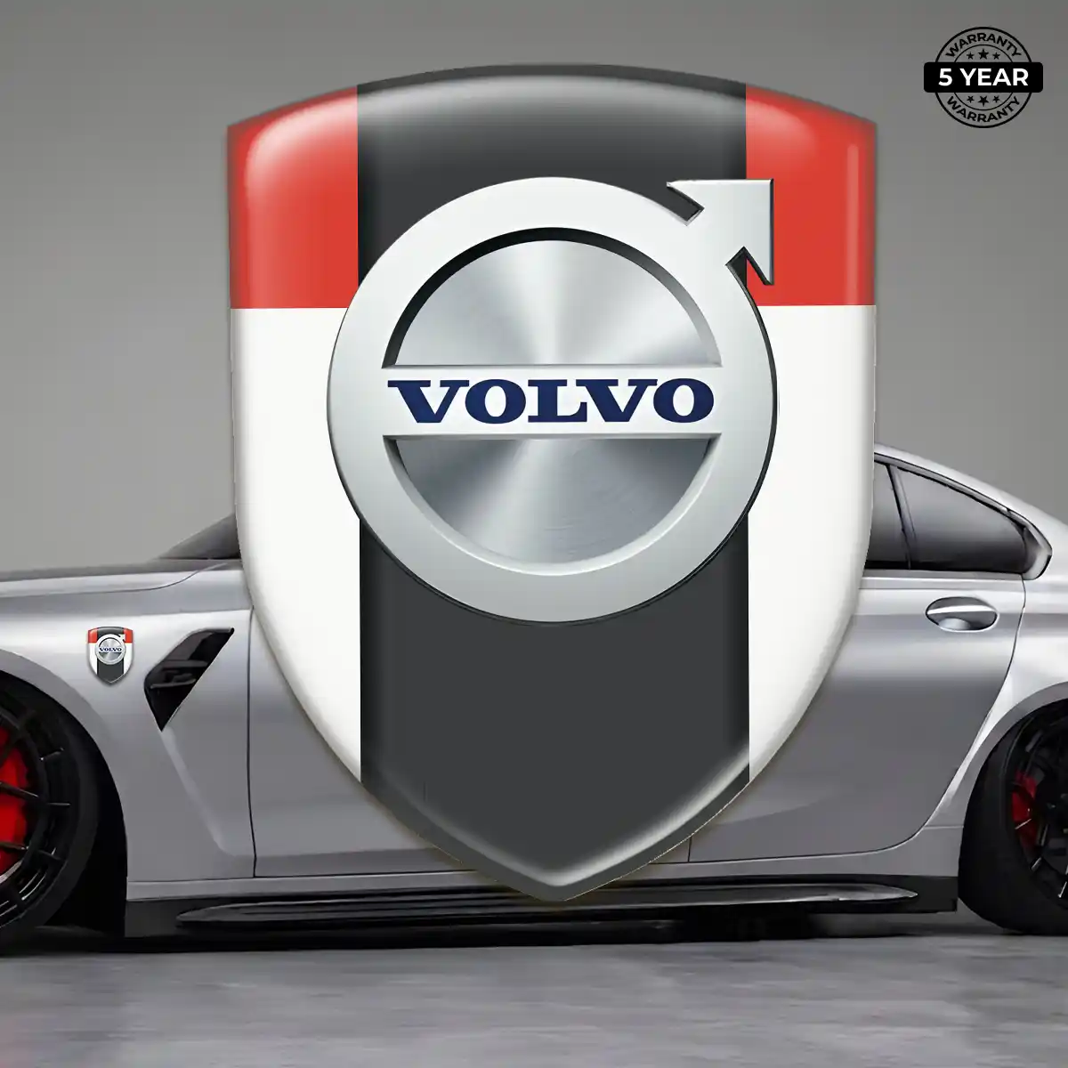 Volvo Epoxy Domed Sticker Cabin Style