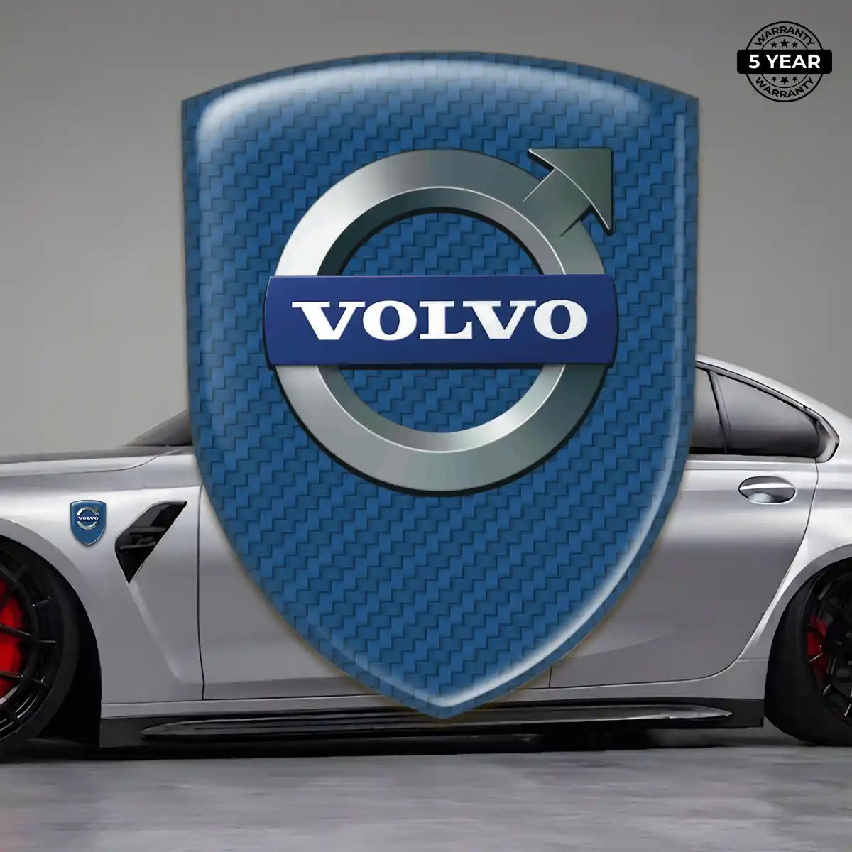 Volvo Epoxy Domed Sticker Interior Elegance