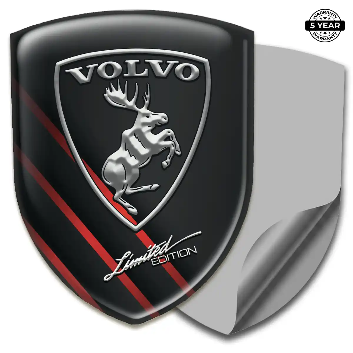 Volvo Epoxy Domed Sticker Premium Dome