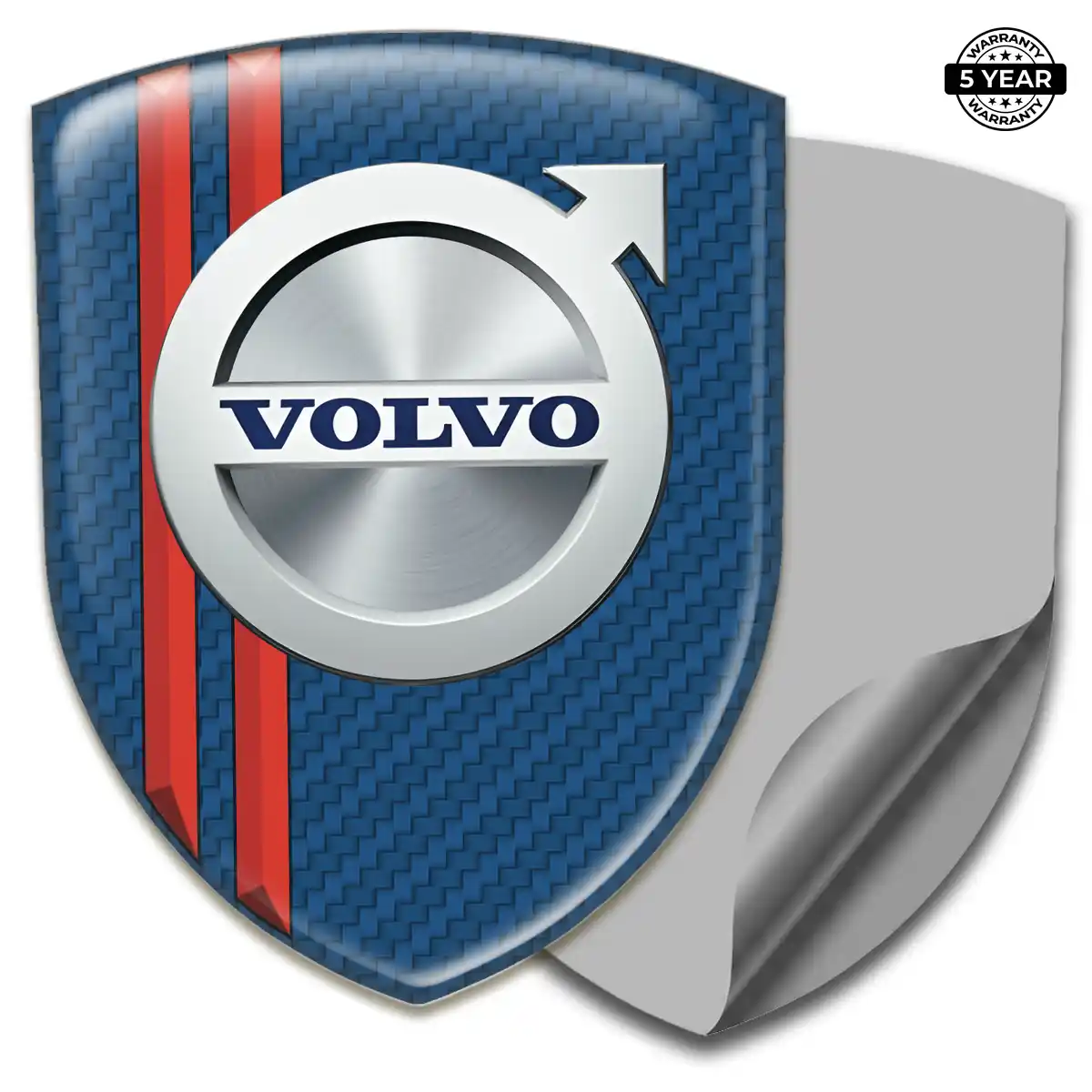 Volvo Epoxy Domed Sticker Refined Design