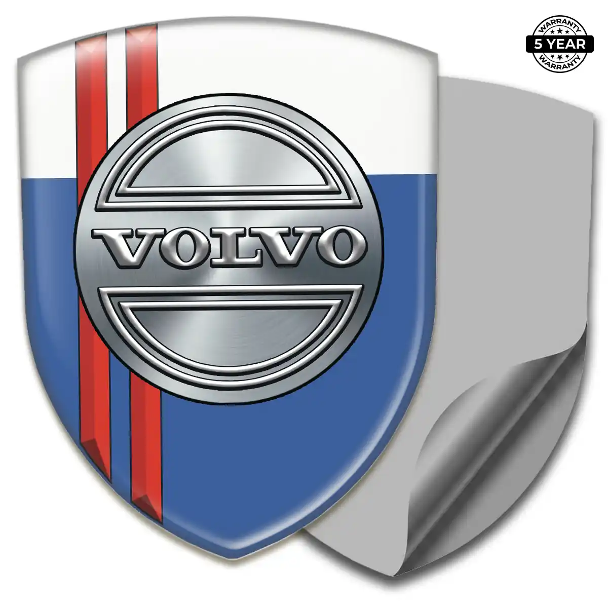 Volvo Epoxy Domed Sticker Resin Luxe