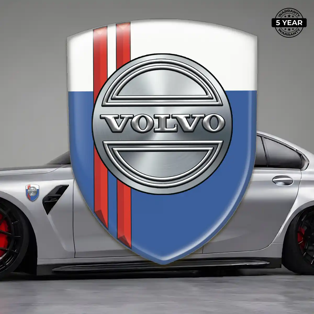 Volvo Epoxy Domed Sticker Resin Luxe