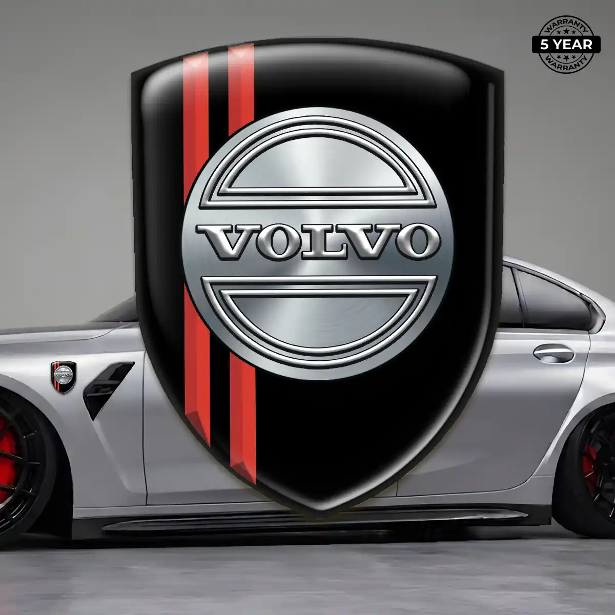 Volvo Epoxy Domed Sticker Signature Grade
