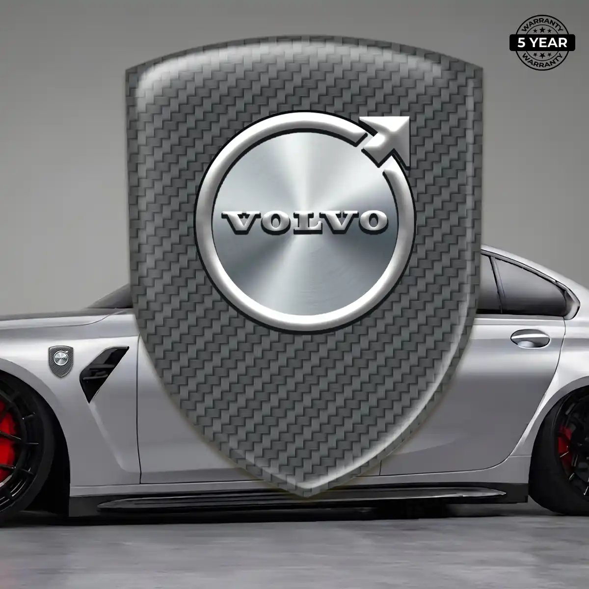 Volvo Epoxy Domed Sticker Superior Craft