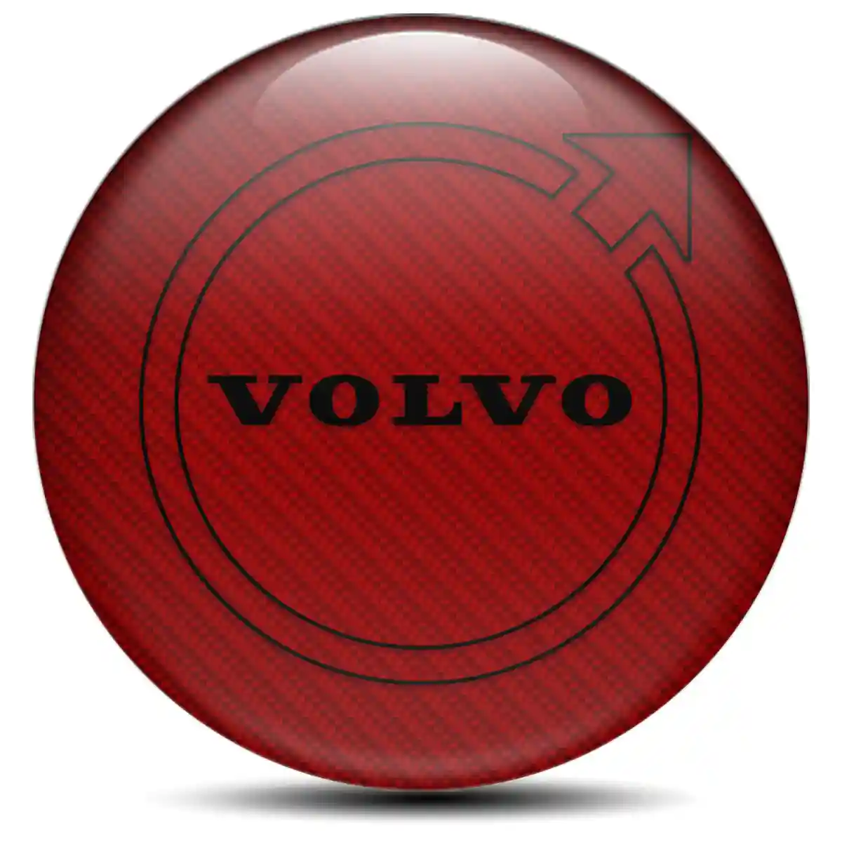Volvo Epoxy Sticker Sleek Style