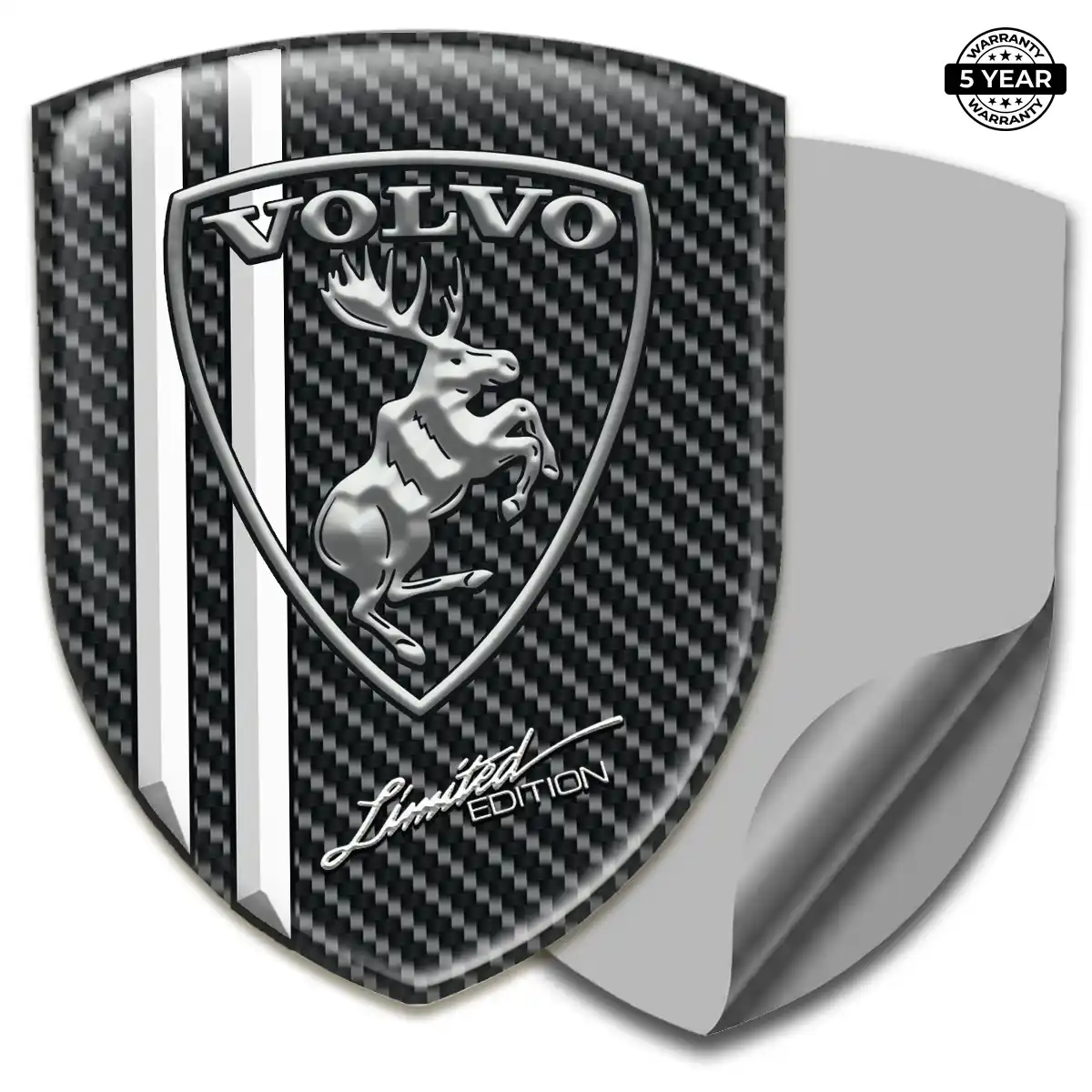 Volvo Gel Badge Sticker Cabin Style