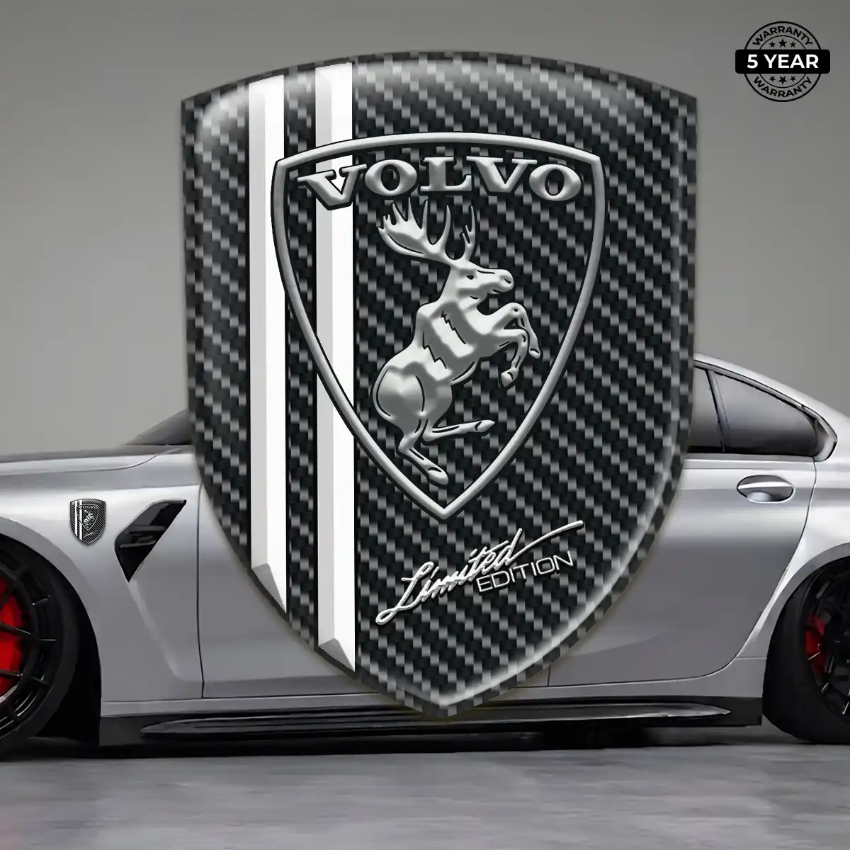 Volvo Gel Badge Sticker Cabin Style