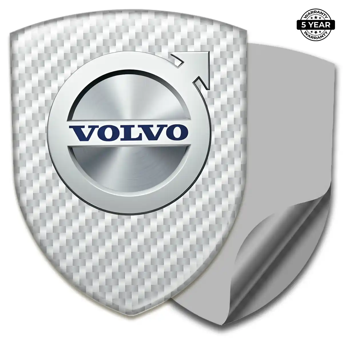 Volvo Gel Badge Sticker Elite Finish