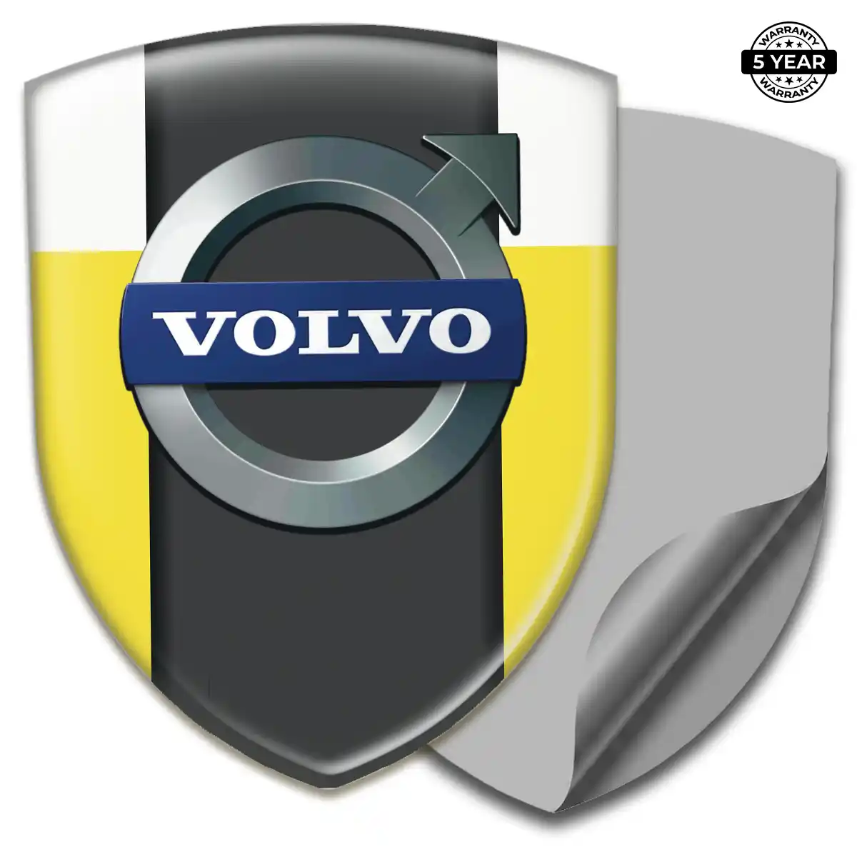 Volvo Gel Badge Sticker Premium Dome