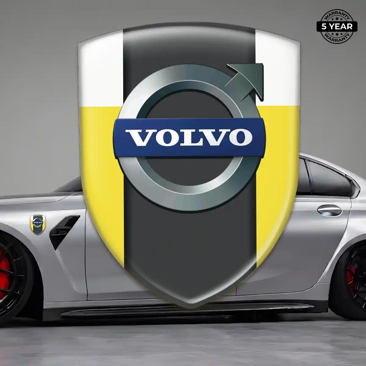 Volvo Gel Badge Sticker Premium Dome