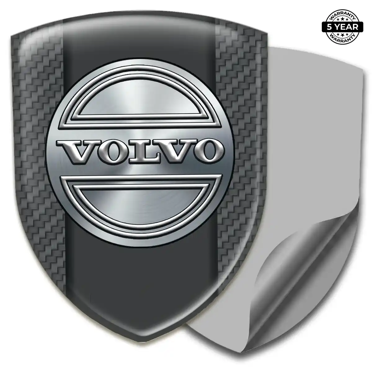 Volvo Gel Badge Sticker Resin Elite