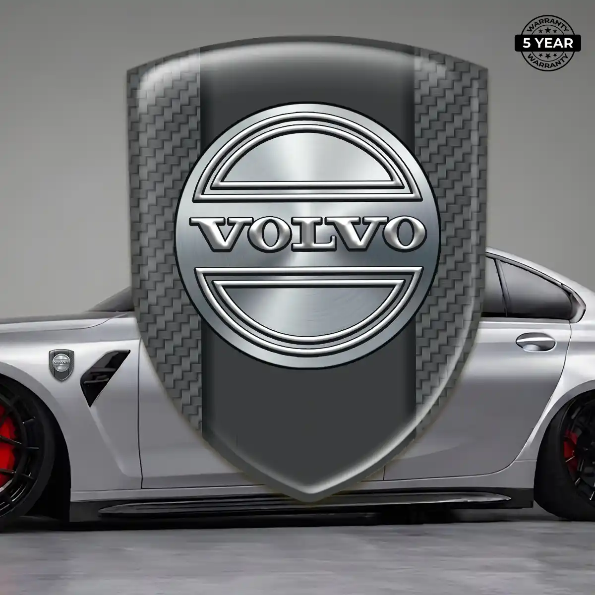Volvo Gel Badge Sticker Resin Elite