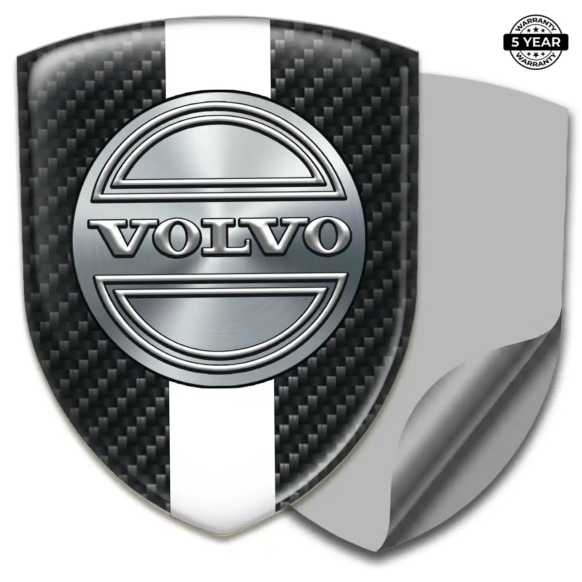 Volvo Gel Badge Sticker Resin Luxe