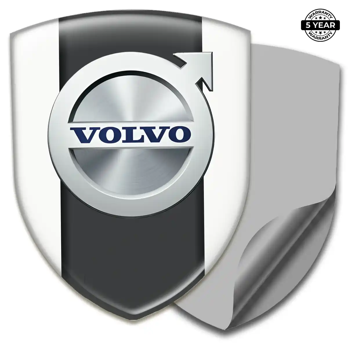 Volvo Gel Badge Sticker Sleek Style