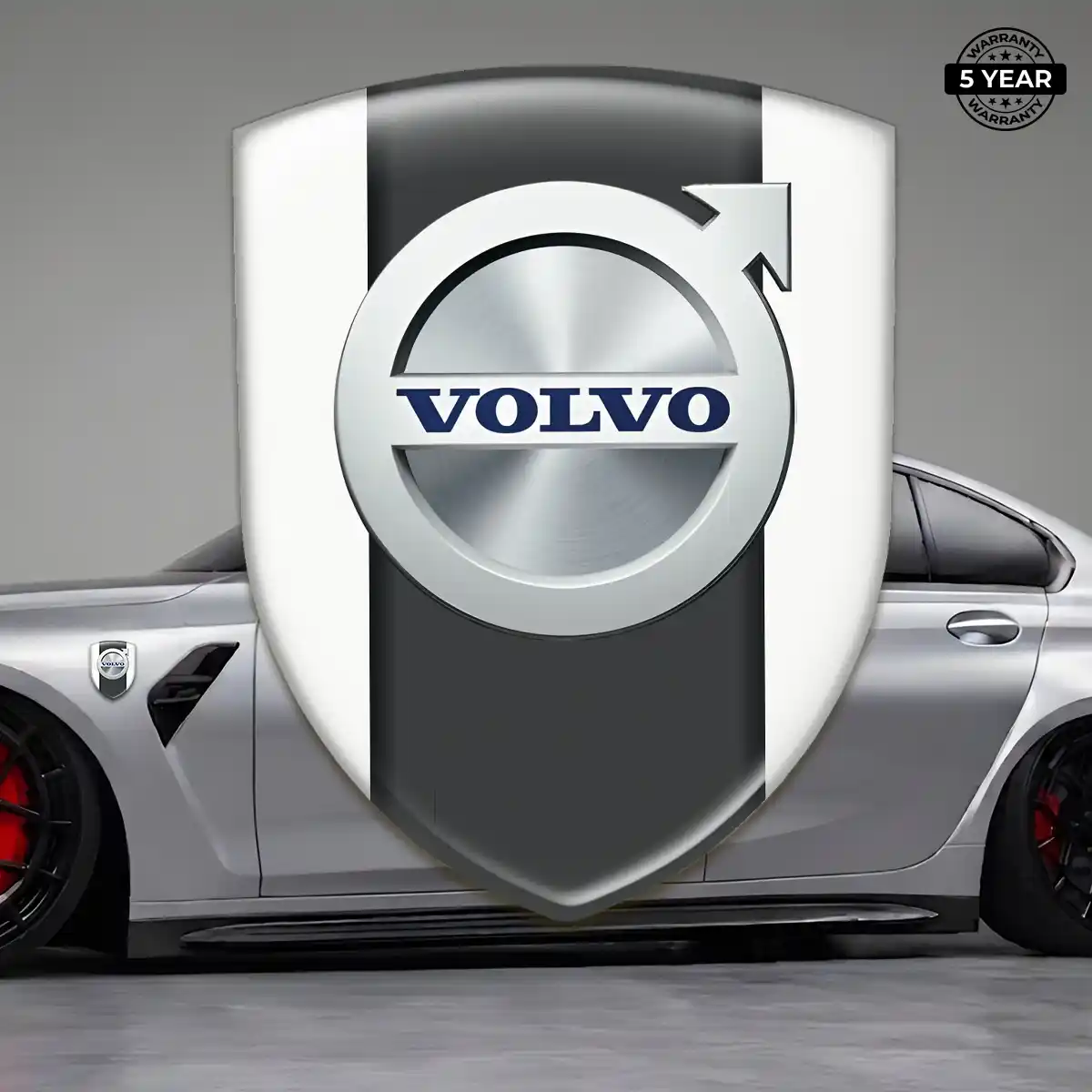 Volvo Gel Badge Sticker Sleek Style