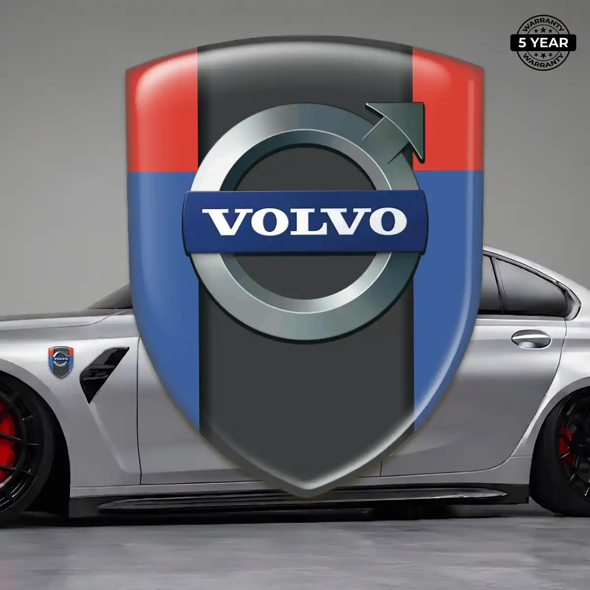 Volvo Gel Emblem Sticker Cabin Style