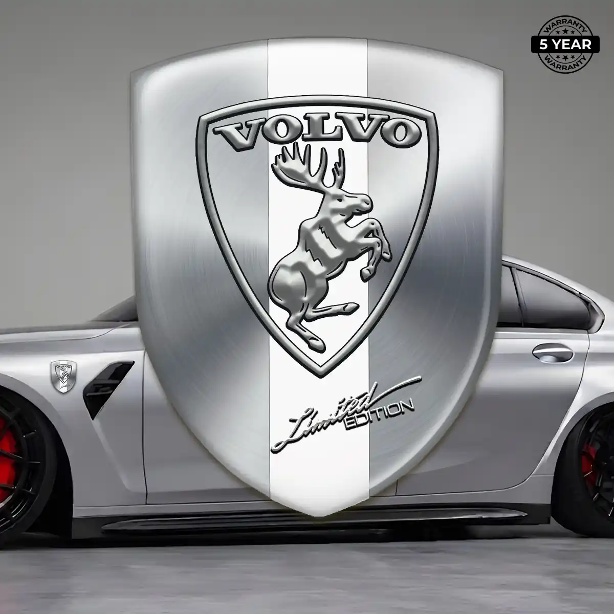 Volvo Gel Emblem Sticker Elite Edition
