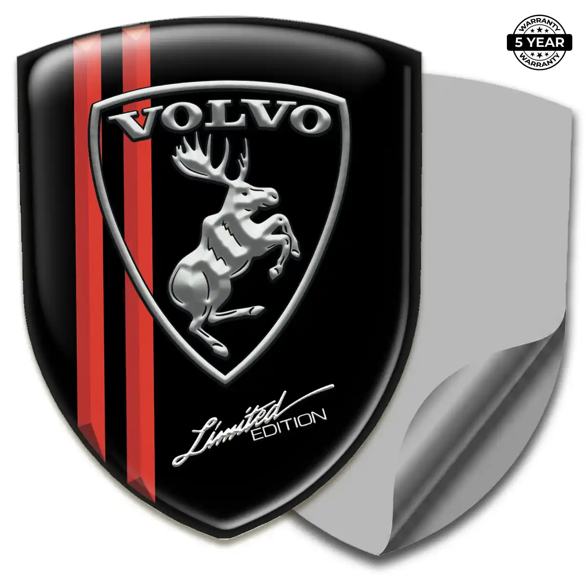 Volvo Gel Emblem Sticker Elite Finish