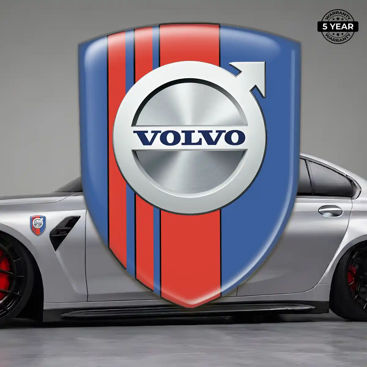 Volvo Gel Emblem Sticker Interior Elegance