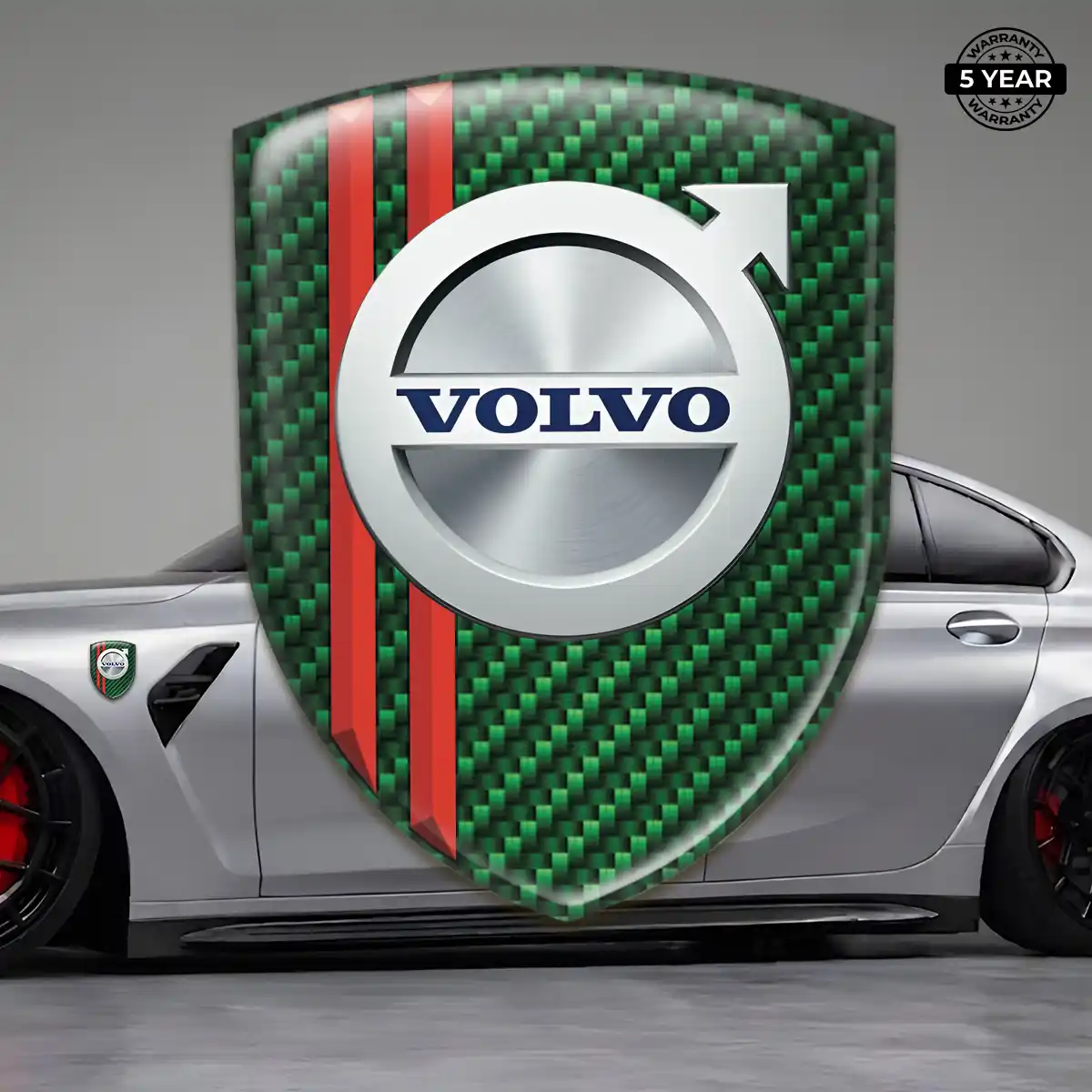 Volvo Gel Emblem Sticker Interior Luxe