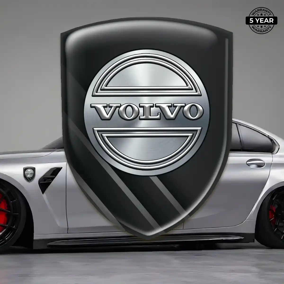 Volvo Gel Emblem Sticker Premium Dome