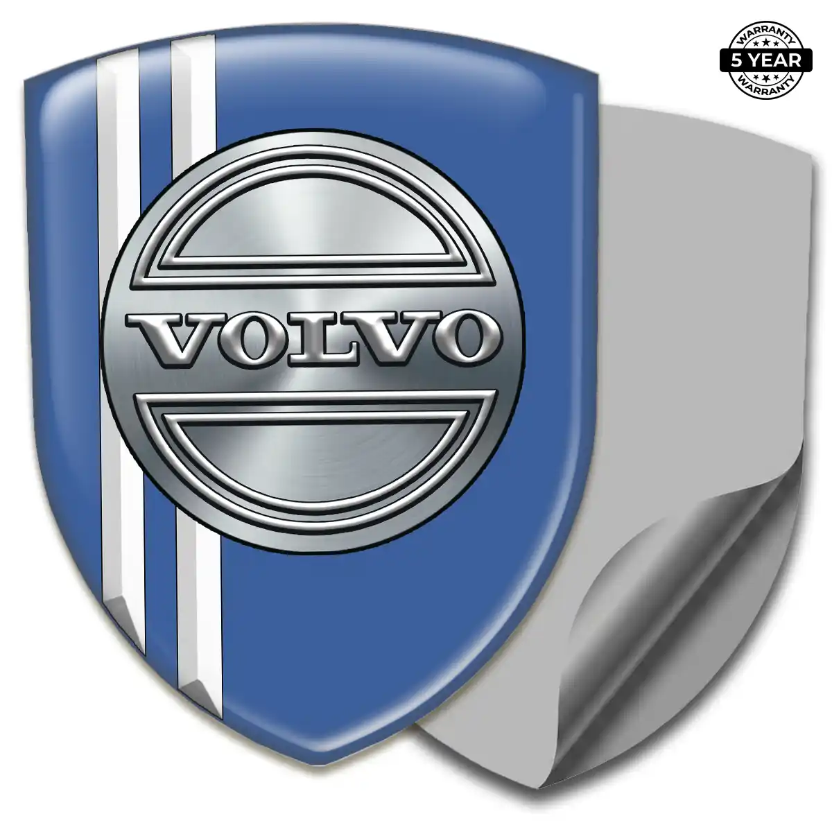 Volvo Gel Emblem Sticker Refined Design