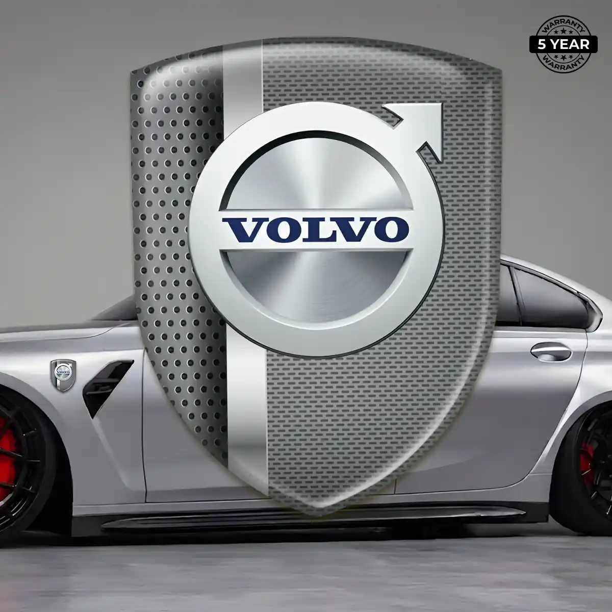 Volvo Gel Emblem Sticker Resin Elite