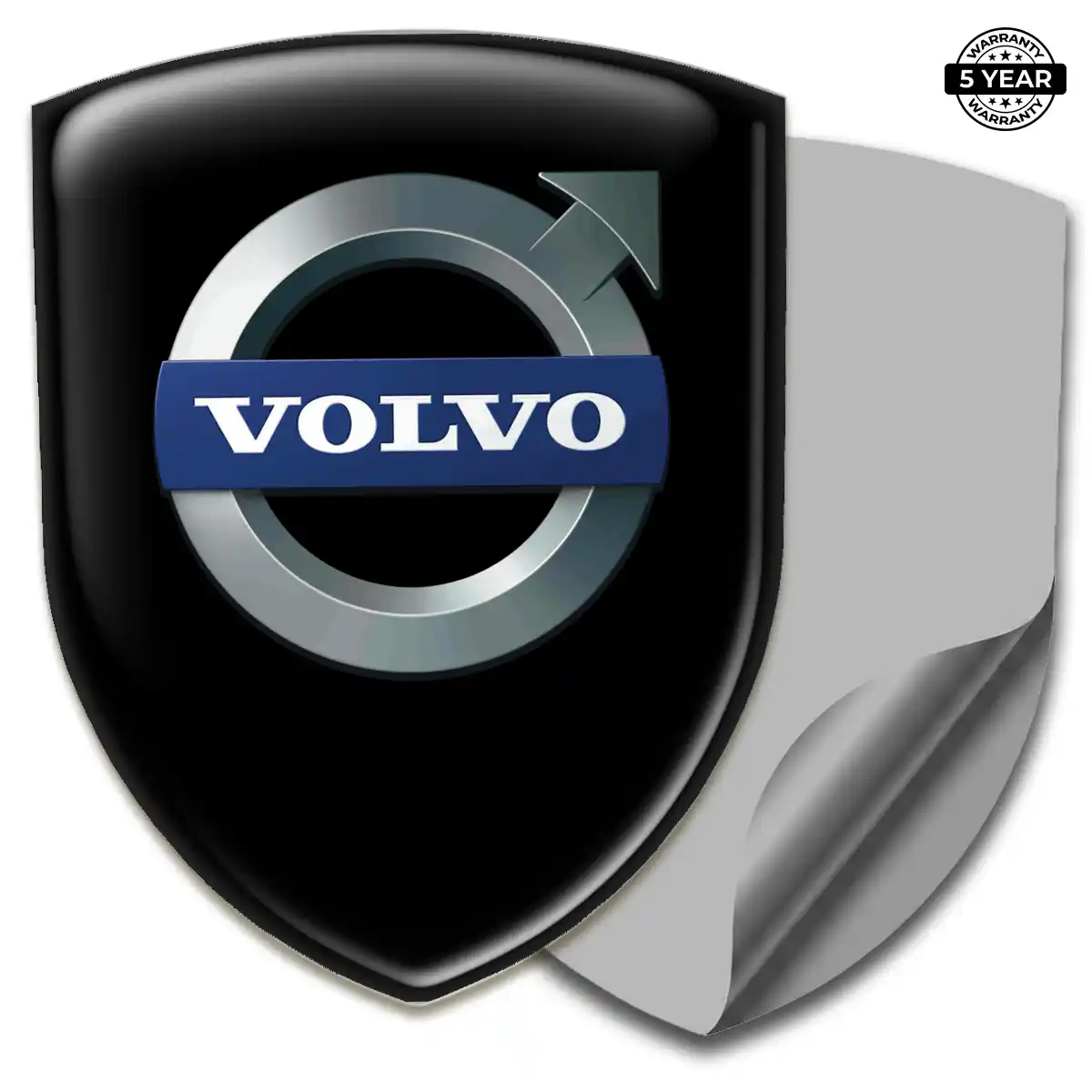 Volvo Gel Emblem Sticker Resin Luxe