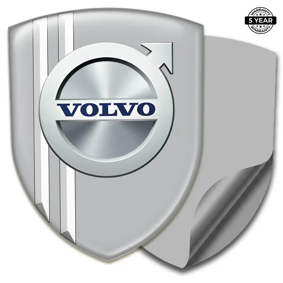 Volvo Gel Emblem Sticker Sleek Style