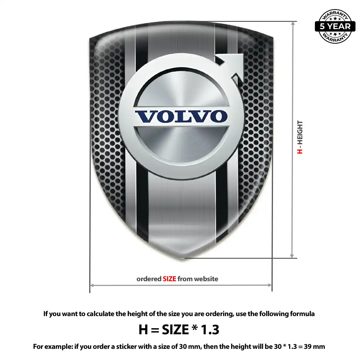 Volvo Logo Badge Deluxe Edition
