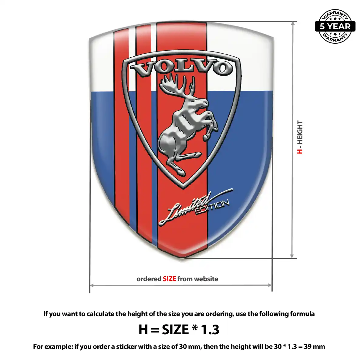 Volvo Logo Badge Interior Elegance