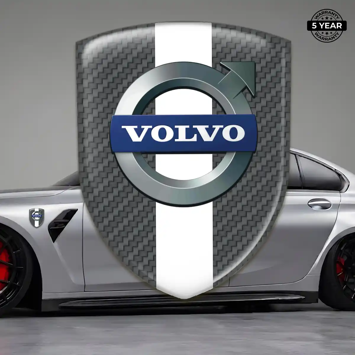 Volvo Logo Badge Outer Style