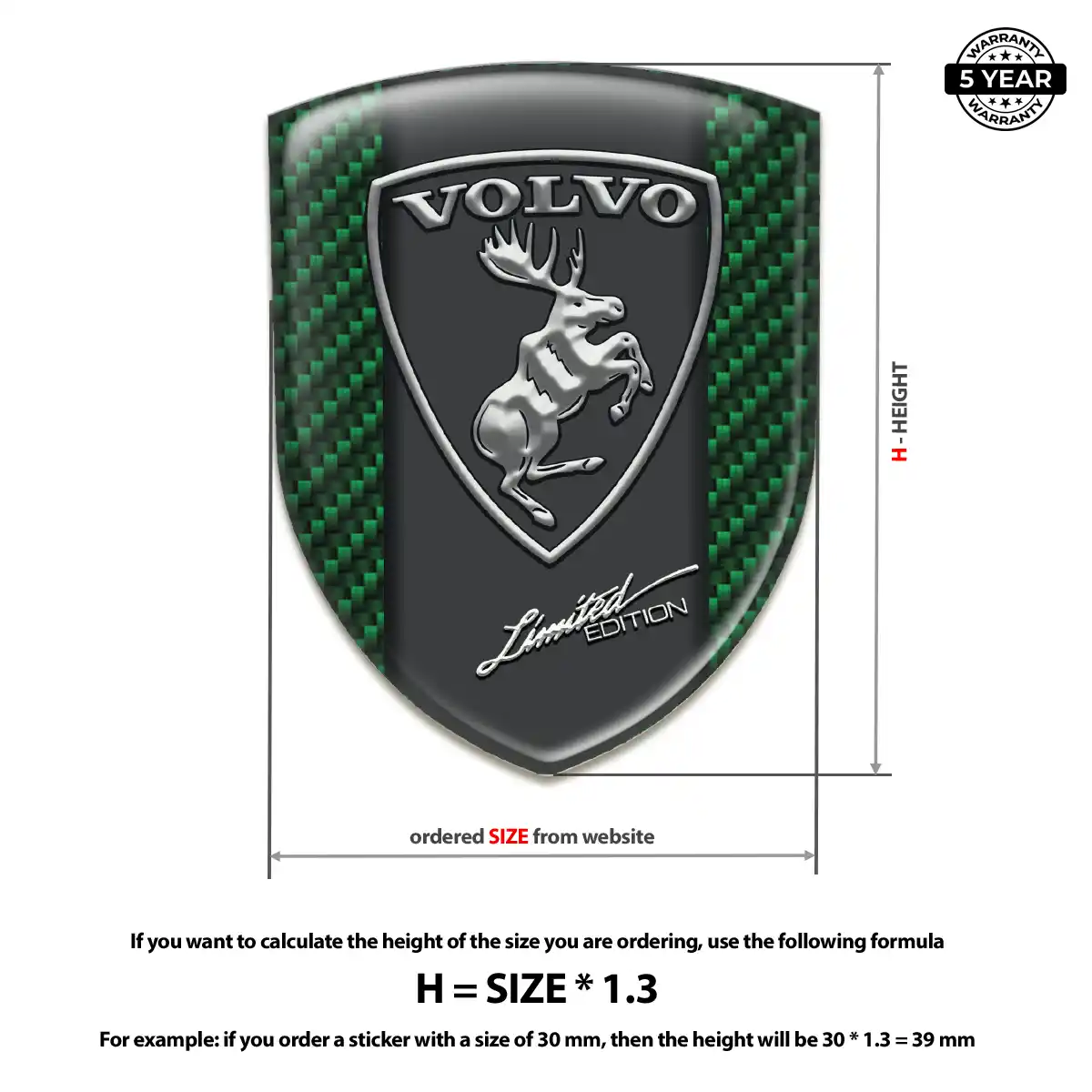Volvo Logo Emblem Deluxe Edition