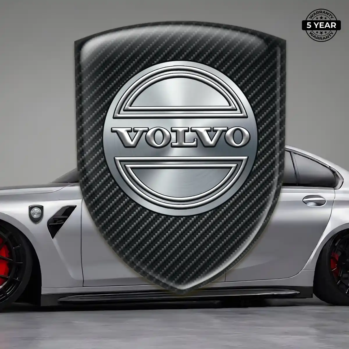Volvo Logo Emblem Outer Style
