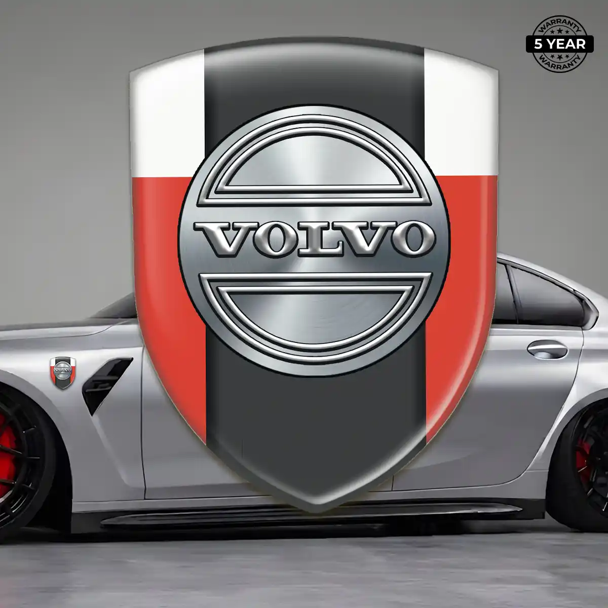Volvo Logo Emblem Premium Dome