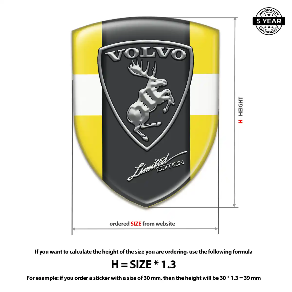 Volvo Logo Emblem Prestige Line