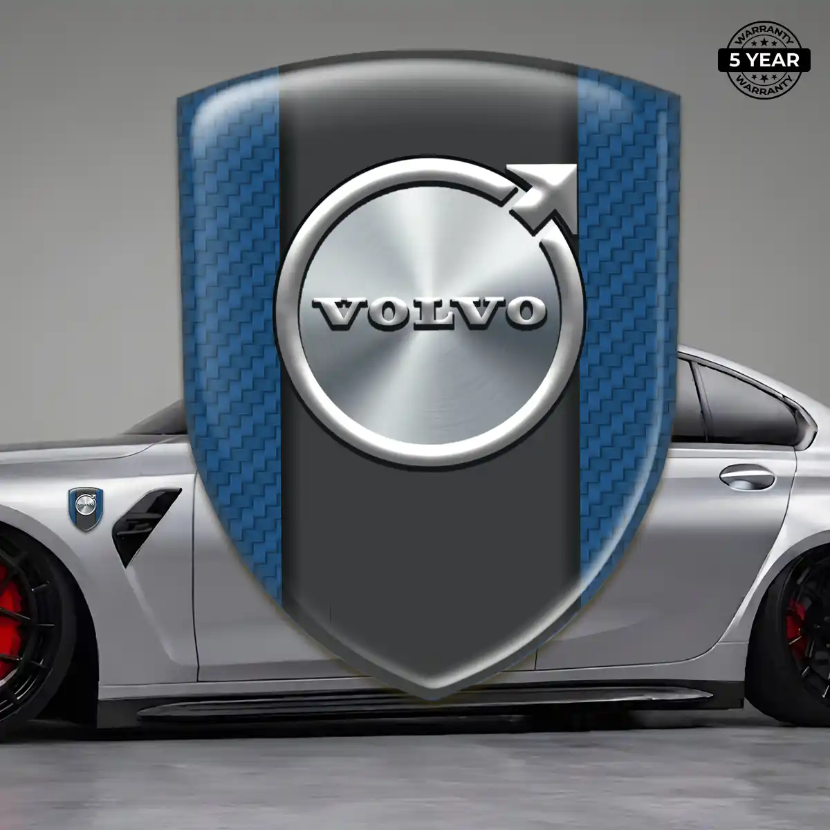 Volvo Logo Emblem Resin Luxe