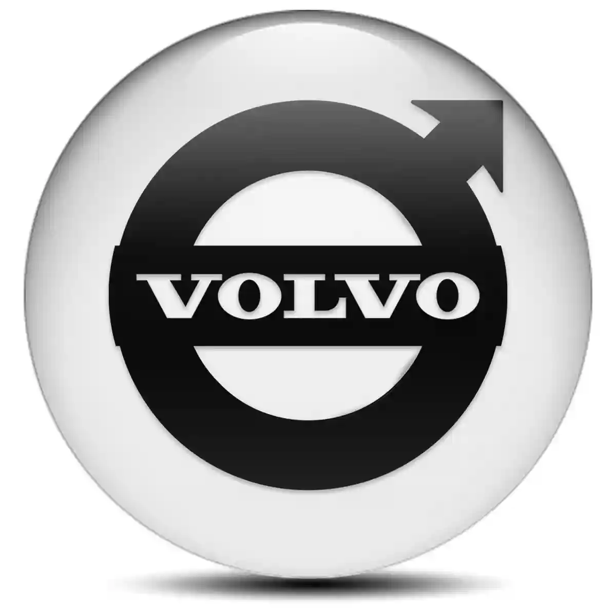 Volvo Logo Emblem Self-Adhesive Refined Design