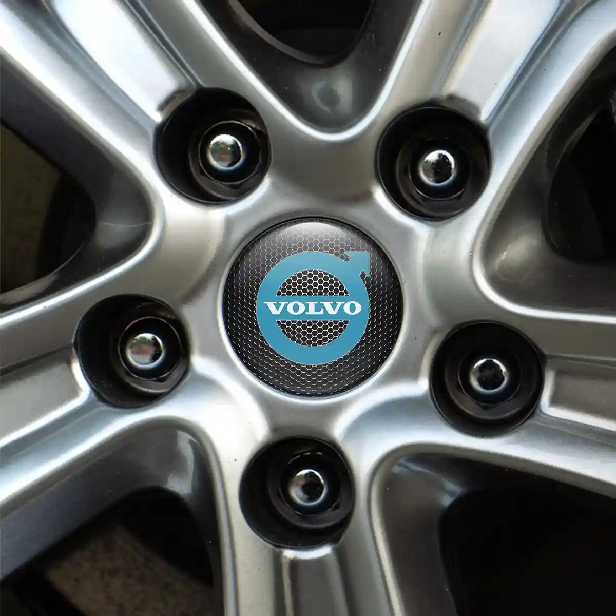 Volvo Logo Silicone Badge Elite Finish